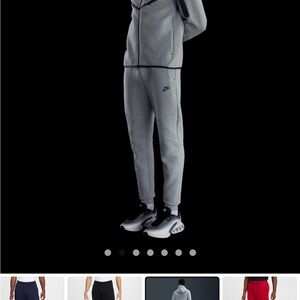 Nike Gray and Black Athletic Tracksuit